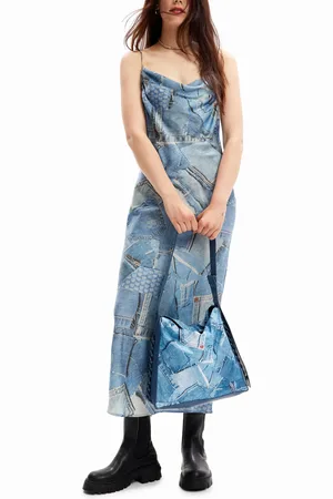 Desigual Bolso grande patch denim - - U