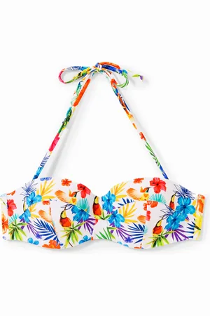 Desigual Sujetador bandeau floral tropical - - L