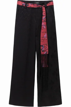 Desigual Pantalón con pañuelo cinturón - - 34