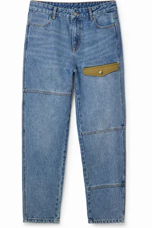 Desigual Vaqueros Straight patch - - 28
