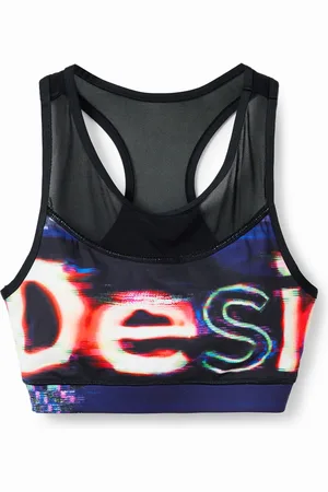 Desigual Top sport logo - - L