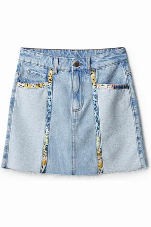 Desigual Minifalda vaquera patch - - L