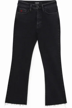 Desigual Pantalón vaquero tobillero campana - - 34