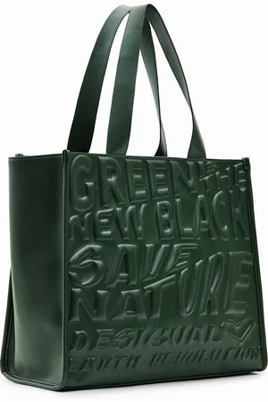 Desigual Bolso shopper mensajes - - U