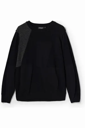 Desigual Jersey patch texturas - - L