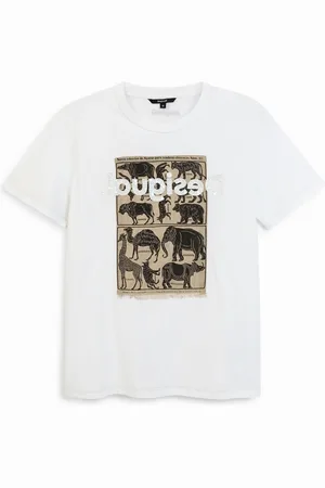 Desigual Camiseta parche 100% algodón - - L
