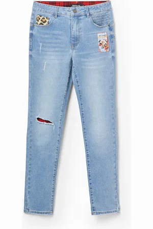 Desigual Vaqueros Slim push- - BLUE - 34