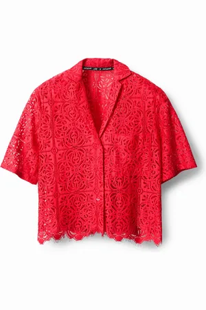Desigual Camisa de encaje - - L