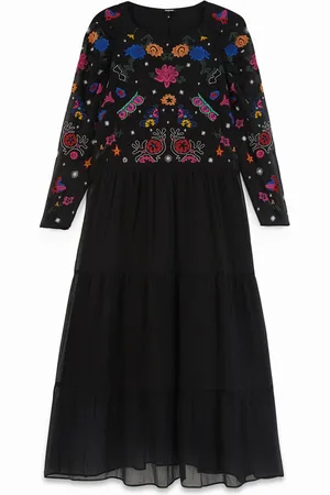 Desigual Vestido midi tul - - L