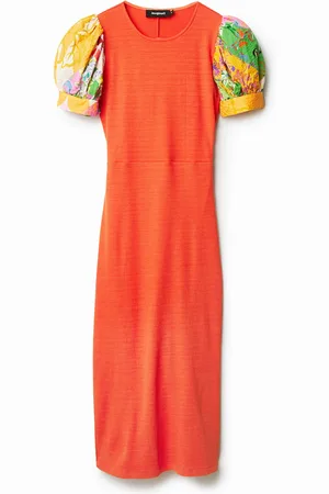 Desigual Vestido midi escote espalda - - L