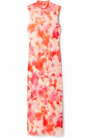Desigual Vestido midi tul floral - - L