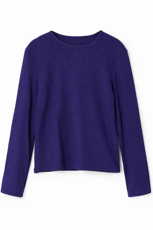 Desigual Camiseta canalé strass - - 11/12