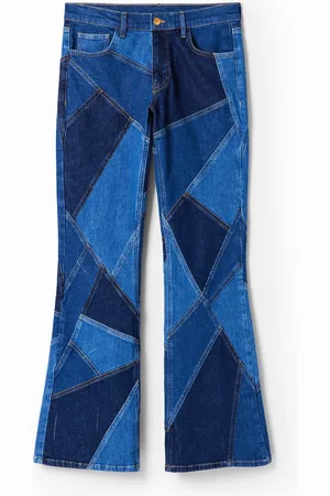 Desigual Vaqueros Flare patch María Escoté - - S