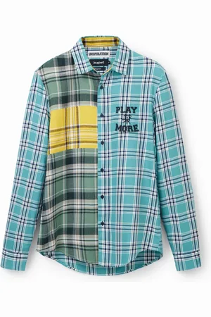 Desigual Camisa patch cuadros - - S