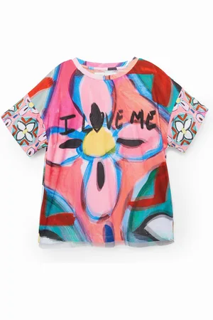 Desigual Camiseta flores pintadas - - 11/12
