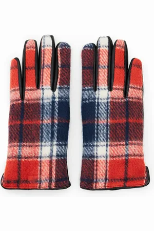 Desigual Guantes tartán - - U