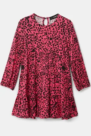 Desigual Vestido trapecio leopardo - - 11/12
