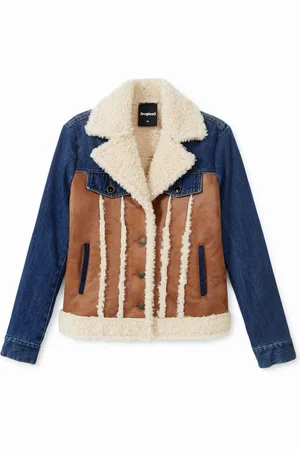 Desigual Chaqueta vaquera borreguito - - 34