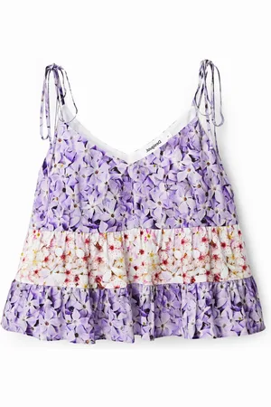 Desigual Top de tirantes floral - - L
