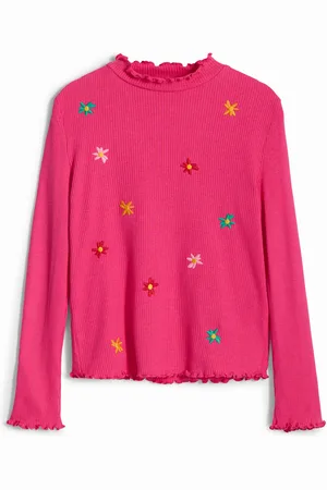 Desigual Camiseta flores bordadas - - 11/12
