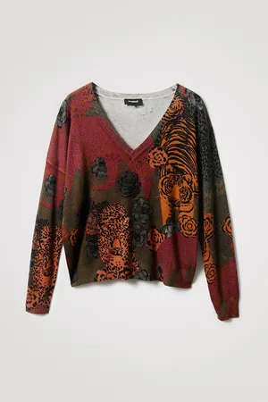 Desigual Jersey punto animal print - - L