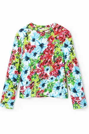 Desigual Camiseta floral multicolor - - 11/12
