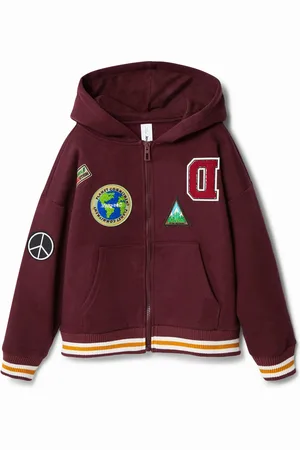Desigual Sudadera college parches - - L