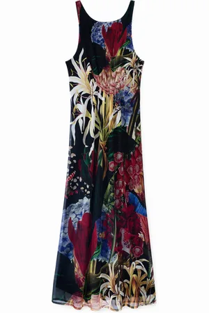 Desigual Vestido largo floral - - M