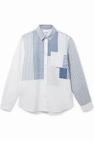 Desigual Camisa manga larga rayas - - M