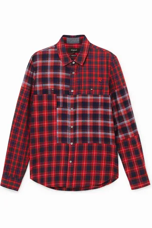 Desigual Camisa regular cuadros - - L