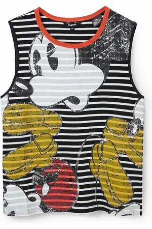 Desigual Camiseta sin mangas rayas - - L