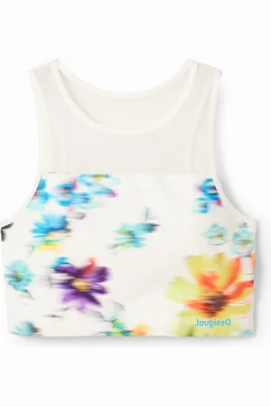 Desigual Top sport flores - - L