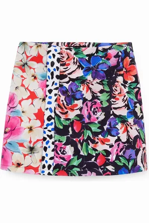 Desigual Minifalda floral - - L