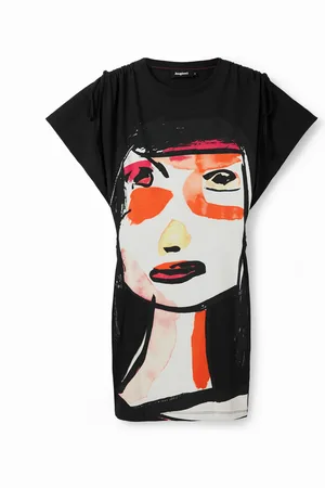 Desigual Vestido mini cara arty - - L