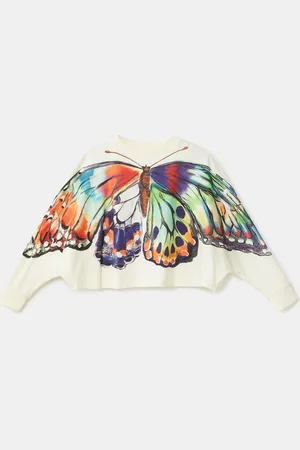 Desigual Sudadera oversize mariposa - - 5/6