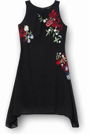 Desigual Vestido gaseoso sin mangas - - L