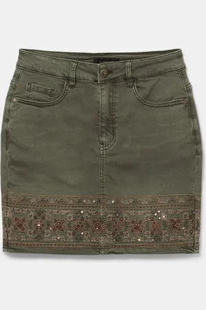 Desigual Minifalda vaquera bordados - - 26