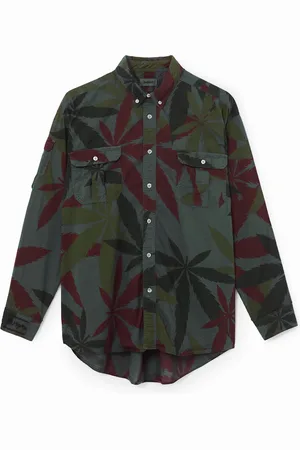 Desigual Camisa algodón estampada - - L