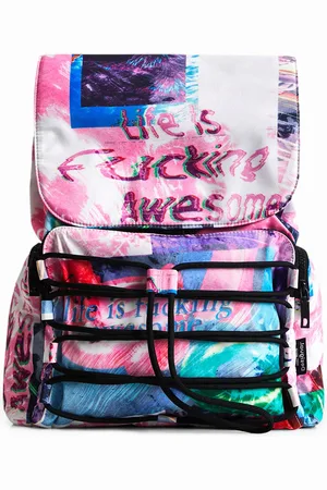 Desigual Mochila grande efectos visuales - - U