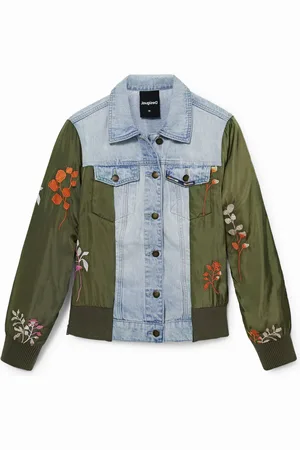 Desigual Chaqueta híbrida denim bomber - - XS