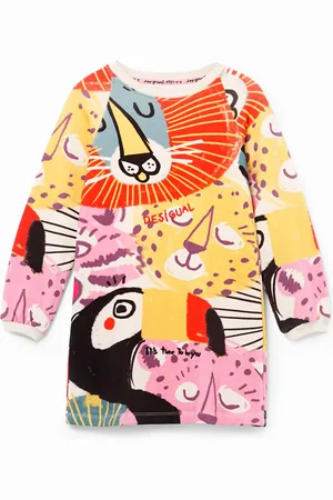 Desigual Vestido felpa animales - - 11/12