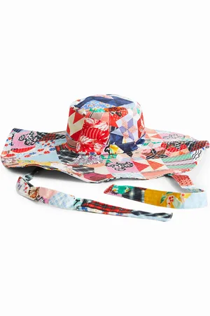 Desigual Gorro ala ancha patchwork Johnson Hartig - - U