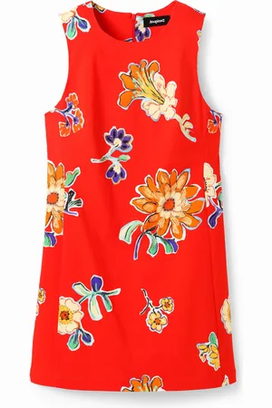 Desigual Vestido corto slim flores - - S