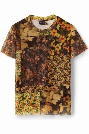 Desigual Camiseta patch tul - - L