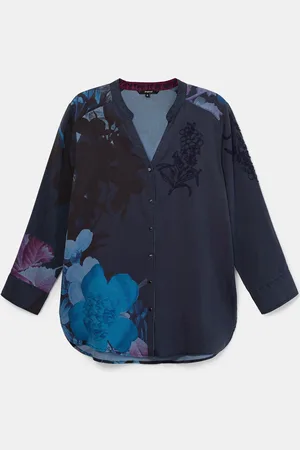 Desigual Camisa floral tencel - - L
