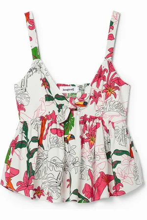 Desigual Top tirantes tropical - - L