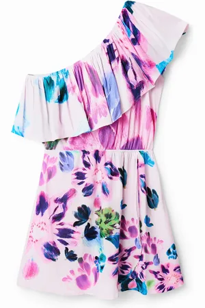 Desigual Vestido corto asimétrico M. Christian Lacroix - - L