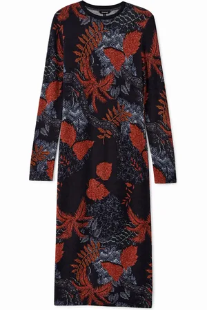 Desigual Vestido slim punto floral - - L