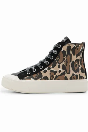 Desigual Sneakers caña alta animal print - - 38