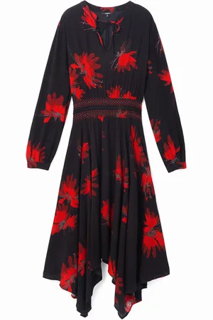Desigual Vestido evasé manga larga - - 36